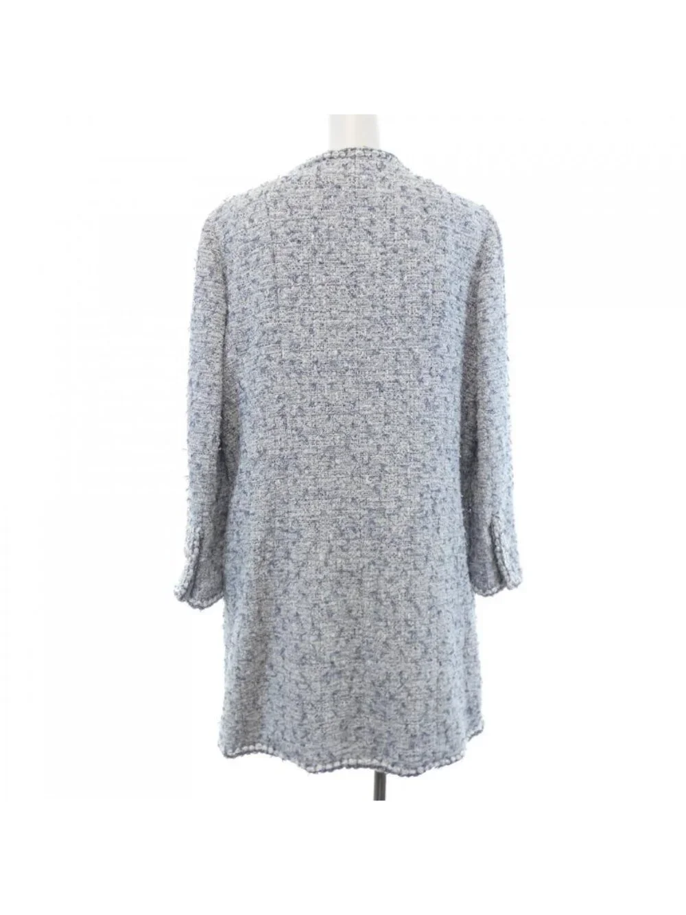 Chanel 19C Coat Gray